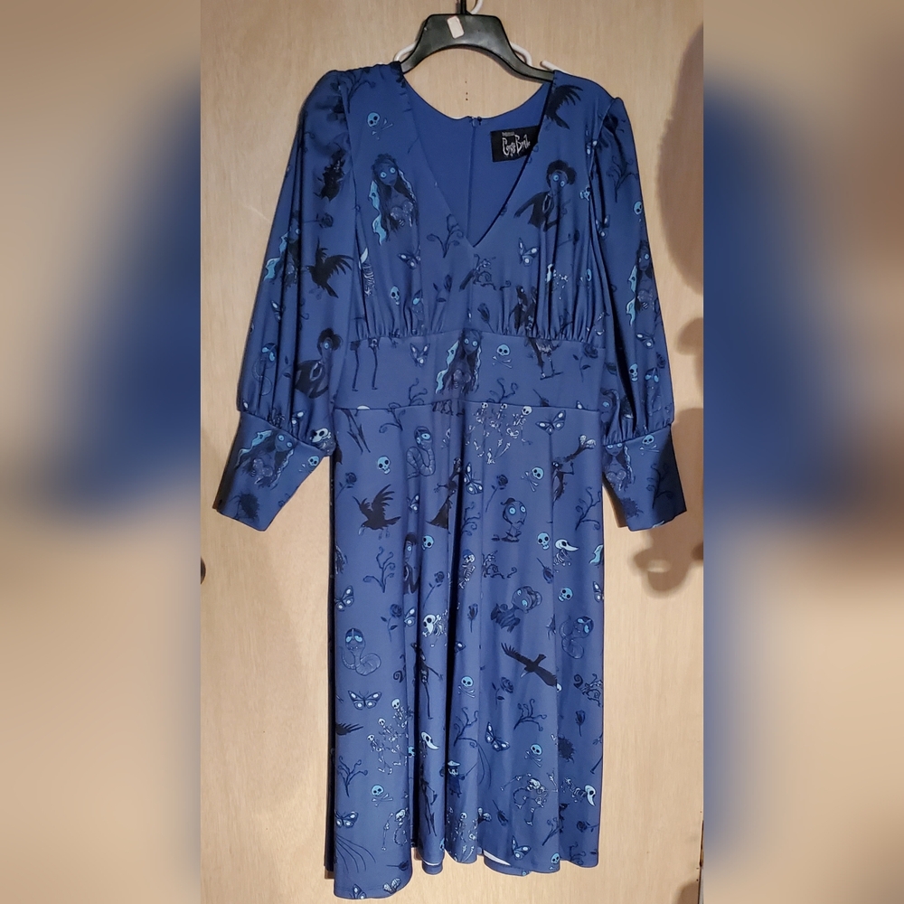 La Femme En Noir - Corpse Bride Beyond The Veil Dress, Size 2x EUC - Picture 2 of 7